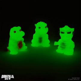 (Pre-order) Godzilla Toho Fun! Fun! Mini Figures Wave 01 Blind Box Display (9)