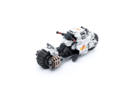 (Pre-order) Warhammer 40k Vehicle 1/18 White Scars Raider-pattern Combat Bike 22 cm
