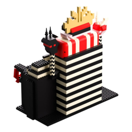 (Pre-order) Hazbin Hotel brickset New Hazbin Hotel 18 cm          
