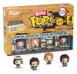 (Pre-order) Demon Slayer: Kimetsu no Yaiba Bitty POP! Vinyl Figure 4-Pack Tanjiro 2,5 cm