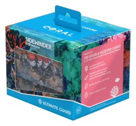 (Pre-order) Ultimate Guard Sidewinder 100+ Xenoskin "Coral Places" - Seablue Hush