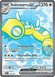 Pokemon TCG - Dudunsparce ex (JTG 178)
