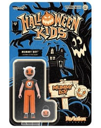 PRE-ORDER Halloween Kids ReAction Action Figure Mummy Boy Graphic Tee 10 cm