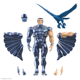 PRE-ORDER SilverHawks Ultimates Action Figure Steelwill (Toy Version Vac Metal) 18 cm