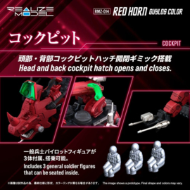 (Pre-order) Zoids Plastic Model Kit 1/100 RMZ-014 Red Horn Guylos Color 22 cm