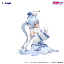 Hatsune Miku Noodle Stopper PVC Statue Snow Miku Sky Town 10th Ver. 10 cm 