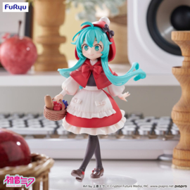 (Pre-order) Hatsune Miku Desktop Fairy PVC Statue Hatsune Miku Little red riding hood Ver. 16 cm   