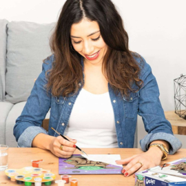 Star Wars: The Mandalorian CreArt Painting by Numbers Meditating Grogu