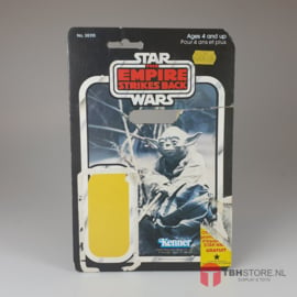 Vintage Star Wars - Cardback Yoda 41 back Clipper Yellow Wrap