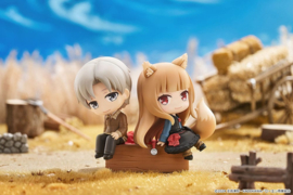 (Pre-order) Spice and Wolf: Merchant Meets the Wise Wolf Mini Memory Mini Figure Lawrence & Holo 8 cm