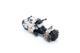 (Pre-order) Warhammer 40k Vehicle 1/18 White Scars Raider-pattern Combat Bike 22 cm