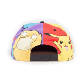 (Pre-order) PokÃ©mon Snapback Cap Multi Pop Art