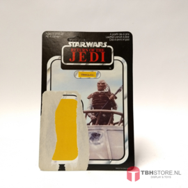 Vintage Star Wars Cardback Weequay ROTJ 65 back