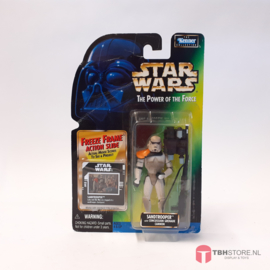 Star Wars POTF2 Green: Sandtrooper (Freeze Frame)
