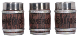 (Pre-order) One Piece Shot Glass Set Barrel 8 cm