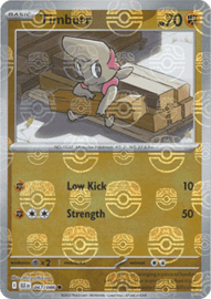 Pokémon TCG - Timburr - Masterball - Black Bolt - 047/086