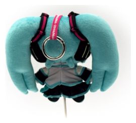 (Pre-order) Hatsune Miku Plush Keychain Hatsune Miku 13 cm