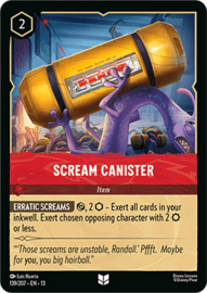 Lorcana TCG - Scream Canister - Foil - Attack of the Vine - 139/207
