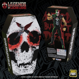 (Pre-order) Legends of Lucha Libre Fanaticos Action Figure Vampiro Coffin Box Resurrected 15 cm