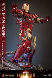 (Pre-order) Iron Man Movie Masterpiece Diecast Action Figure 1/6 Iron Man Mark III (Armor Suit Up Version) 32 cm
