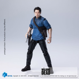 (Pre-order) The Walking Dead Exquisite Mini Series  Actionfigur 1/18 Glenn 11 cm