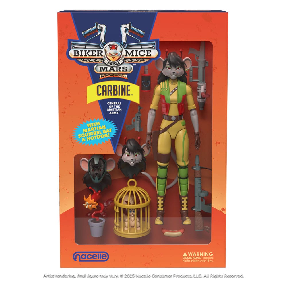 (Pre-order) Biker Mice From Mars Action Figure Carbine 23 cm