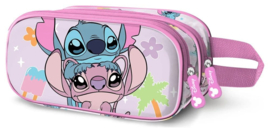 (Pre-order) Lilo & Stitch 3D Double Pencil Case Couple