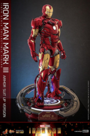 (Pre-order) Iron Man Movie Masterpiece Diecast Action Figure 1/6 Iron Man Mark III (Armor Suit Up Version) 32 cm