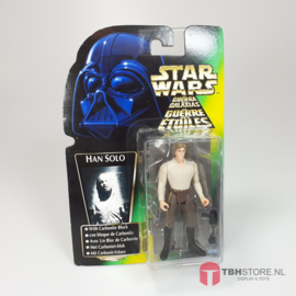 Star Wars POTF2 Green Han Solo With Carbonite Block
