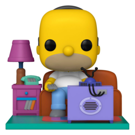 (Pre-order) Simpsons POP! Deluxe Vinyl Figure Homer Watching TV 18 cm
