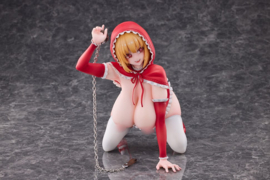 (Pre-order) Original Character PVC 1/5 Little Red Riding Hood And The Wolf Girl Little Red Riding Hood 21 cm