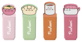 (Pre-order) Pusheen Highlighters with Topper Sushi Roll Set of 4