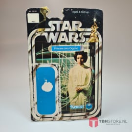 Vintage Star Wars Cardback Princess Leia Organa 12 back met Boba Fett offer