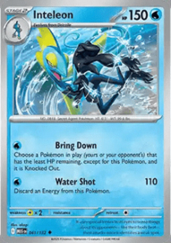 Pokémon TCG - Inteleon - Mega Evolution - 041/132 Reverse Holo