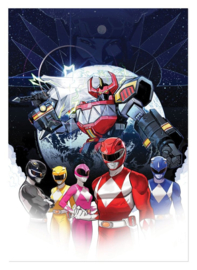 (Pre-order) Power Rangers Art Print Limited Edition 42 x 30 cm