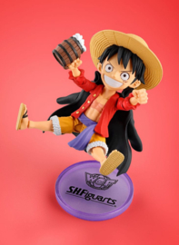 PRE-ORDER One Piece World Collactable Figures x S.H. Figuarts Action Figure Monkey D. Luffey 8 cm