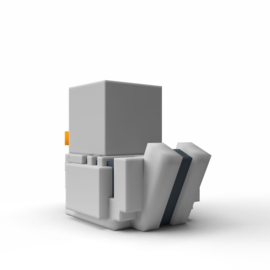 Minecraft Tubbz Mini PVC Figure Skeleton 5 cm