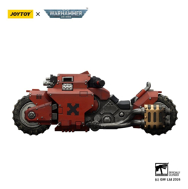 (Pre-order) Warhammer 40,000 Raider-pattern Combat Bike Blood Angels with twin-linked bolt rifles 22 cm