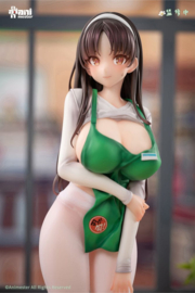 (Pre-order) Original Character Statue 1/6 First Business! Mari Hanamiya the Gentle Shop Assistant illustration by POPQN 28 cm  