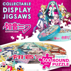(Pre-order) Hatsune Miku Jigsaw Puzzle Round 500 pieces