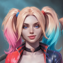 (Pre-order) DC Comics Fine Art Print Harley Quinn 41 x 61 cm - unframed