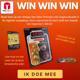 Deelname aan de Vintage Star Wars Princess Leia Organa Boushh Actie