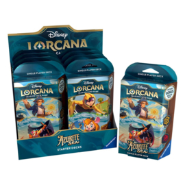 (Pre-order) Disney Lorcana TCG Azurite Sea Starter Decks Display (8) *English Edition*