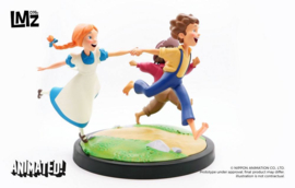 The Adventures of Tom Sawyer Animated! Statue Tom, Huck & Becky 23 cm