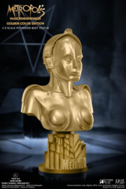 PRE-ORDER Metropolis Bust 1/2 Maria Maschinenmensch Metallic Gold Color Edition 50 cm