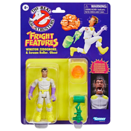 The Real Ghostbusters Kenner Classics Action Figure Winston Zeddemore & Scream Roller Ghost