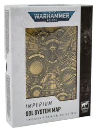(Pre-order) Warhammer 40,000 Metal Map Sol System