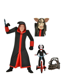 (Pre-order) Saw Toony Terrors Action Figure Jigsaw Killer with Billy and Tricycle Boxed Set 15 cm