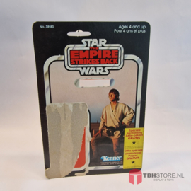 Vintage Star Wars Cardback Luke Skywalker Yellow Clipper Wrap