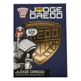 (Pre-order) 2000 AD Replica Judge Dredd Badge Limited Edition    